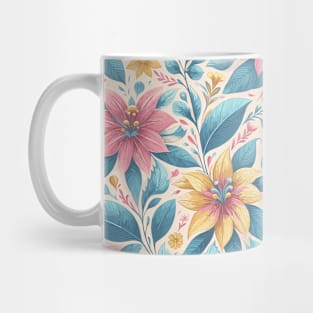 Retro Flowers Mug